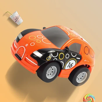 Vezeték nélküli RC Autó, Játék, elemes Jármű Modell Játékok Rajzfilm Design Távirányító Autó Interaktív Szórakoztató Kölyök, Gyermek Kép