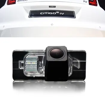 HD 170 fokos pünkösd LED rendszámtábla lámpa fordított autó kamera Seat Ibiza IV. 4 Sportcoupe 6J 6J1 6J5 6P1 6P5 3 Ajtós 2008-2015 Kép