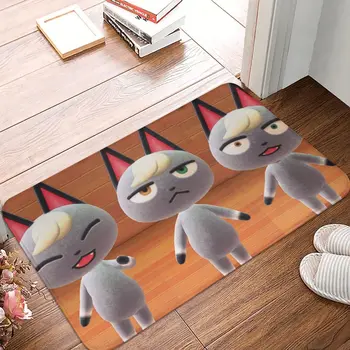 Animal Crossing Új Távlatokat csúszásmentes Lábtörlő Macska Nappali, Hálószoba Mat Ima Szőnyeg Haza Modern Dekoráció Kép