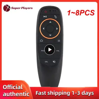 1~8DB Egér Hangja Távirányító 2.4 G Wireless Giroszkóp IR Tanulás H96 X88 X96 MAX Android TV Box HK1 Kép
