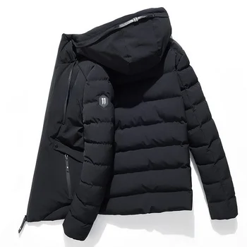 Téli Kabát Férfi 2024 Új Pamut Kabát Outwear s Zubbonyok Állni, Galléros Őszi s Jaqueta Masculina WW004 Kép