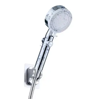 Zuhanyfej Nagynyomású Vízsugár Kizárólag Azok Levehető, 4 Módok Zuhanyozás Tartozékok Zuhanyfej A Tömlő Fürdőszoba Kép