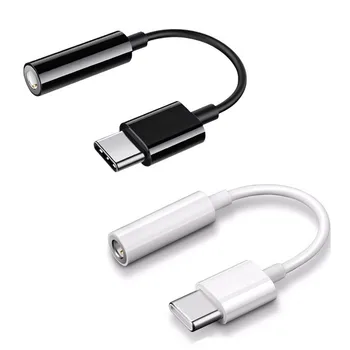 C típus 3,5 mm-es Jack AUX Kábel, Fejhallgató, USB Típus Adapter Audio Kábel Huawei V30 Haver 20 P30 Pro Xiaomi Mi 10 9 Kép