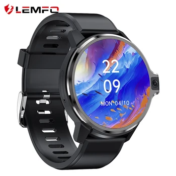 LEMFO LEMP Intelligens Karóra Férfi 4G LTE GPS Wifi Android Rendszer 1050Mah Nagy Akkumulátor Media Player pulzusmérő Smartwatch Kép