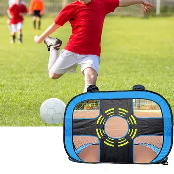 Hasznos Foci Cél Nettó Összecsukható Futball Kapu Nettó Több célterületre Foci Cél Nettó Hordozható hordtáska Gyerekeknek Kép