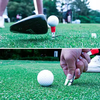 Golf Képzési Támogatás, Állítható Magasságú Golf Pólók Fokozza Távolság Stabilitás Képzés Hatékonyságát Törhetetlen Alacsony Súrlódású, Hosszú Kép