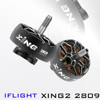 IFlight XING2 2809 1250KV 4-6 5mm Titánium Tengely Brushless Motor Kompatibilis 7-8inch Propeller, hogy Az RC DIY FPV Racing Drón Kép