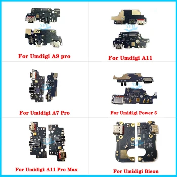 A Umidigi A9 Pro A11 A11Pro Max A7S Bison X10 Hatalom 5 Pro USB Töltő Port Dokkoló Csatlakozó Modul Testület Mikrofon Flex Kábel Kép