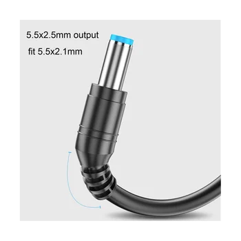 USB-C C Típus PD, Hogy 15V Tápegység Kábel, Vezeték nélküli Útválasztó Laptop LED Szalag Hangszóró CCTV Kamera, DVR, 1,2 M Kép