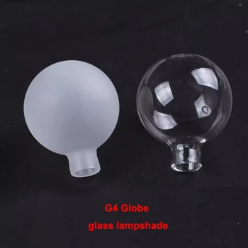 G4 Globe D5cm D6cm D8cm Frost Átlátszó Üveg Árnyékban Csere G4 Foglalat, G4 labdát üveg lámpabúra fedezni csillár Kép