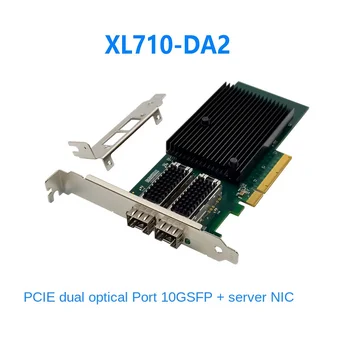 X710-DA2 PCIe x8, kettős optikai port 10G SFP+rost szerver hálózati kártya Kép