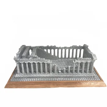 Az ókori Görögország, Akropolisz Parthenon Görög Kreatív Világ Híres Épület Dísz Dekoráció Modell Kézműves Ajándék Kollektív Kép