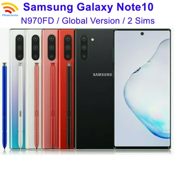 Eredeti Samsung Galaxy Note 10 Note10 N970FD Dual Sim Android 256 gb-os ROM, 8 GB RAM NFC Octa-Core 4G LTE Kép