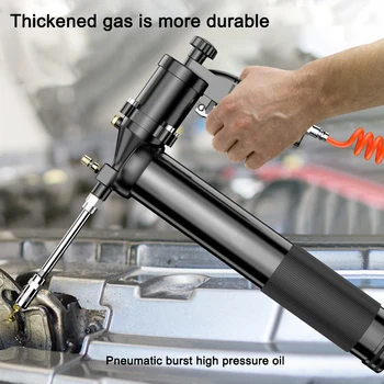 Pneumatikus vaj fegyvert markoló különleges síkosító olaj betöltő kézi magas nyomás automatikus vaj lelet eszköz Kép