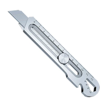 Többfunkciós Zsebében Utility Kés Rozsdamentes Acél Többfunkciós kés 6 1 нож Couteau سكين Unboxing Vágó Irodai Papíráru Kép