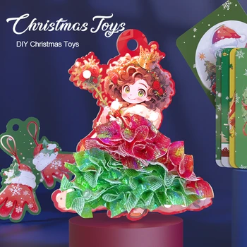 DIY Puzzle Karácsonyi Ajándékok, Játékok Gyerekeknek, Születésnapi Ajándékok 3-14 Éves Lány Kép